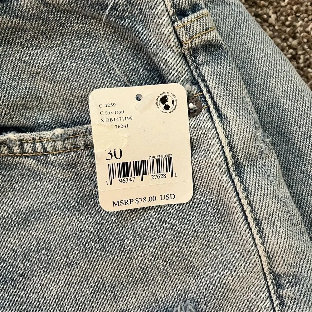 Free People Fox Trott‎ Denim Shorts